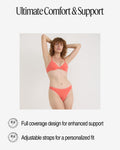 Organic Basics Women's Core Full Coverage Underwire Bra Sunset Size 36D by Deal US
