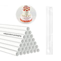 DaTpuik 100PCS 9.5" White Plastic Cake Dowels 0.4" Diameter by Deal US