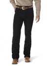 Wrangler Men's Cowboy Cut Slim Fit Boot Cut Jean Black Size 35W x 34L