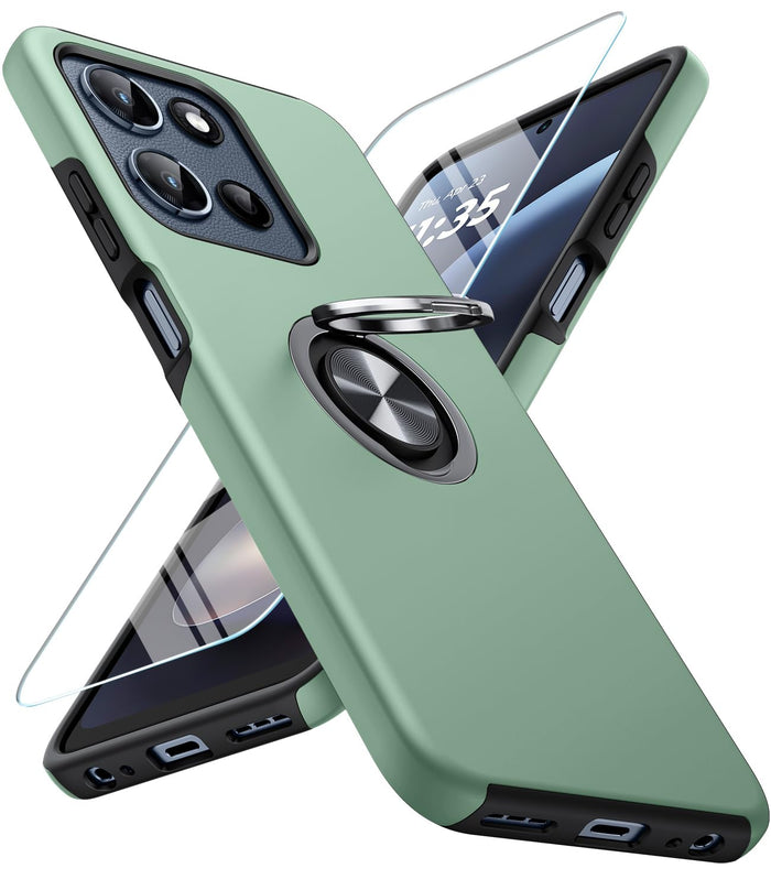 for Motorola Moto G 2025/2026 Case, Moto G Play 2026 Case with Screen Protector,