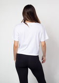 chicka-d Women's Short 'N Sweet Tee White Size S by Deal US