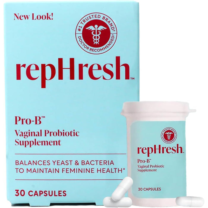 RepHresh Pro-B Vaginal Probiotic Supplement – 30 Capsules by Pasteur Pharmacy