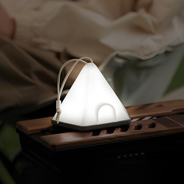 NPJGKY Portable Hanging Tent Night Light Desk Lamp Touch Dimmable Timer White by Deal US