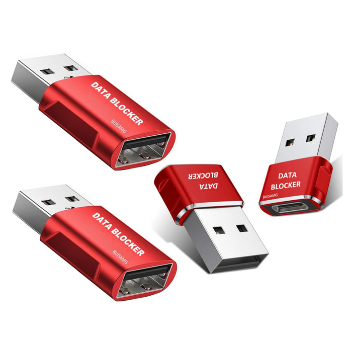 Blocker, USB A & USB C Data Blocker for Any USB C Mobile Phone Quick Charge