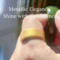 Metallic Silicone Smart Ring Cover 6-Pack – Fits Oura Ring Gen 4/3, Samsung Galaxy Ring, RingConn | Gold, Silver, Rose Gold