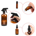 Glass Spray Bottle, KAMOTA Amber Glass Spray Bottles Set Refillable Container by Vanessa Jane