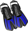 Diving fins Snorkeling Gear for Adults Snorkel fins Swim fins Open, Adjustable, Men, Si by Vanessa Jane