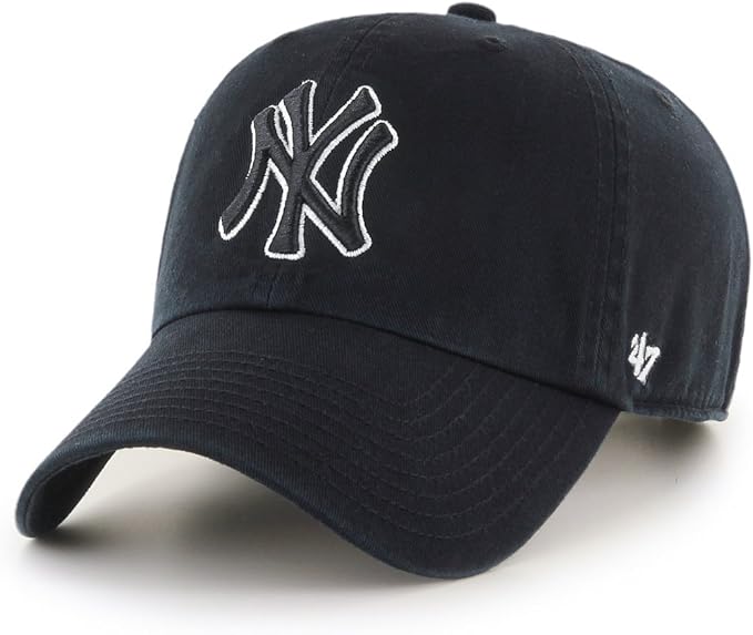 47 MLB New York Yankees Clean Up Adjustable Baseball Cap BKA by I-Max Fashions