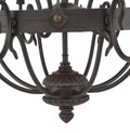 Hampton Bay Glasgow 12-Light Burnt Sienna Hanging Chandelier 12112–029 by Vanessa Jane