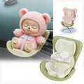 Bofiyma Car Seat for Doll 3-in-1 Vent Clip Aroma Diffuser Green 15-17cm by Deal US