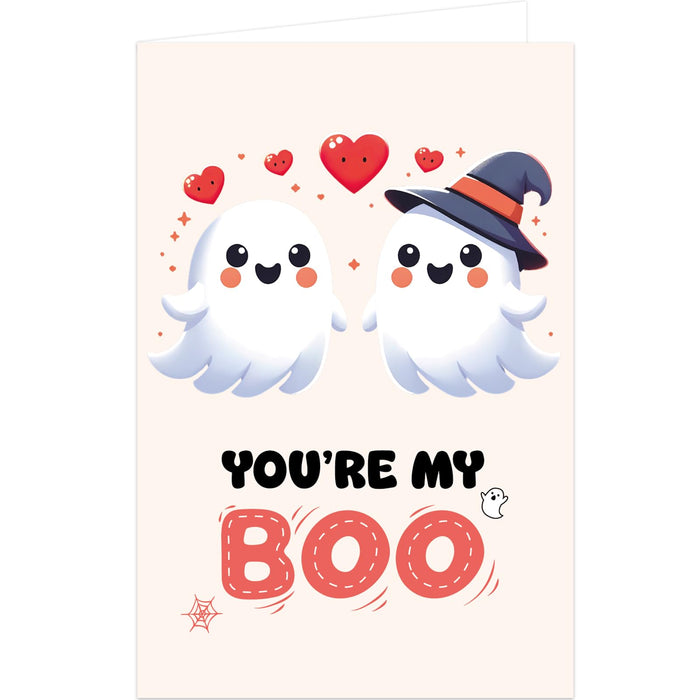 Treasure Cove Halloween Cartoon Greeting Card Multicolor 1 Pack by Deal US