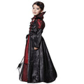 DNQCOS Girls Gothic Vampire Vampiress Dress Costume Black Size 4-6 Years by Deal US