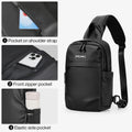 mixi EliteSeries Sling Bag Small Waterproof Crossbody Black 11-Inch by Deal US