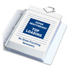 C-Line Super Heavyweight Poly Sheet Protectors, Non-Glare, 2", 11 x 8.5, 50/Box