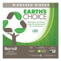 Samsill Earth's Choice Biobased Round Ring View Binder, 3 Rings, 0.5" Capacity, 11 x 8.5, White