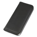 Samsill Professional Vinyl Business Card File, Holds 160 2 x 3.5 Cards, 4.75 x 10.13, Black