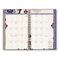 Cambridge Vienna Weekly/Monthly Appointment Book, Vienna Geometric Artwork, 8 x 4.88, Purple/Tan Cover, 12-Month (Jan to Dec): 2022