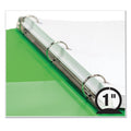 Samsill Earth's Choice Biobased Economy Round Ring View Binders, 3 Rings, 1" Capacity, 11 x 8.5, Lime