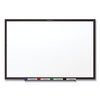 Quartet Classic Series Total Erase Dry Erase Board, 96 x 48, White Surface, Black Frame