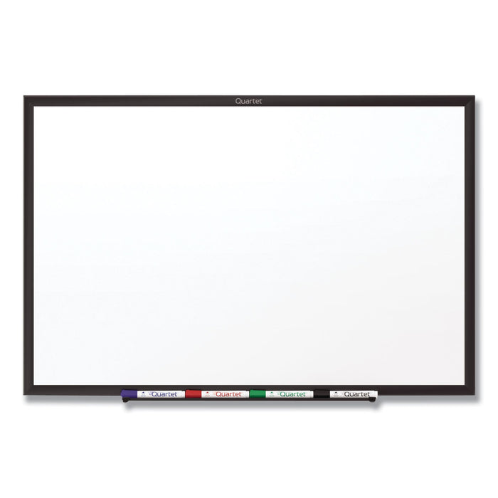 Quartet Classic Series Total Erase Dry Erase Board, 96 x 48, White Surface, Black Frame