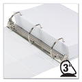 Samsill Earth's Choice Biobased D-Ring View Binder, 3 Rings, 3" Capacity, 11 x 8.5, White