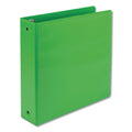 Samsill Earth's Choice Biobased Economy Round Ring View Binders, 3 Rings, 2" Capacity, 11 x 8.5, Lime