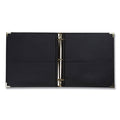 Samsill Classic Collection Ring Binder, 3 Rings, 1.5" Capacity, 11 x 8.5, Black