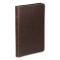 Samsill Vintage Hardback Zipper Portfolio, Vinyl, Dark Brown, 11 x 8 1/2
