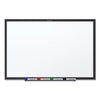 Quartet Classic Series Total Erase Dry Erase Board, 36 x 24, White Surface, Black Frame