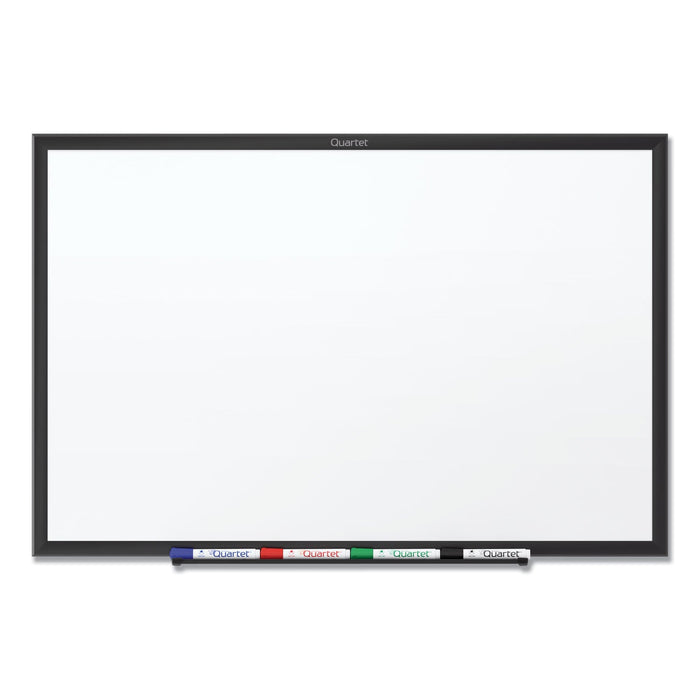 Quartet Classic Series Total Erase Dry Erase Board, 36 x 24, White Surface, Black Frame