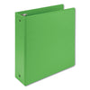 Samsill Earth's Choice Biobased Economy Round Ring View Binders, 3 Rings, 3" Capacity, 11 x 8.5, Lime