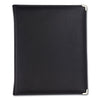 Samsill Classic Collection Zipper Ring Binder, 3 Rings, 1.5" Capacity, 11 x 8.5, Black