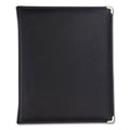 Samsill Classic Collection Zipper Ring Binder, 3 Rings, 1.5" Capacity, 11 x 8.5, Black