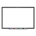 Quartet Classic Series Total Erase Dry Erase Board, 24 x 18, White Surface, Black Frame