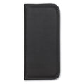 Samsill Professional Vinyl Business Card File, Holds 160 2 x 3.5 Cards, 4.75 x 10.13, Black