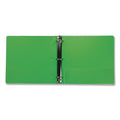 Samsill Earth's Choice Biobased Economy Round Ring View Binders, 3 Rings, 2" Capacity, 11 x 8.5, Lime