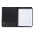 Samsill Professional Padfolio, Storage Pockets/Card Slots, Writing Pad, Black