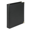 Samsill Classic Collection Ring Binder, 3 Rings, 1.5" Capacity, 11 x 8.5, Black