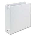 Samsill Earth's Choice Biobased Economy Round Ring View Binders, 3 Rings, 3" Capacity, 11 x 8.5, White