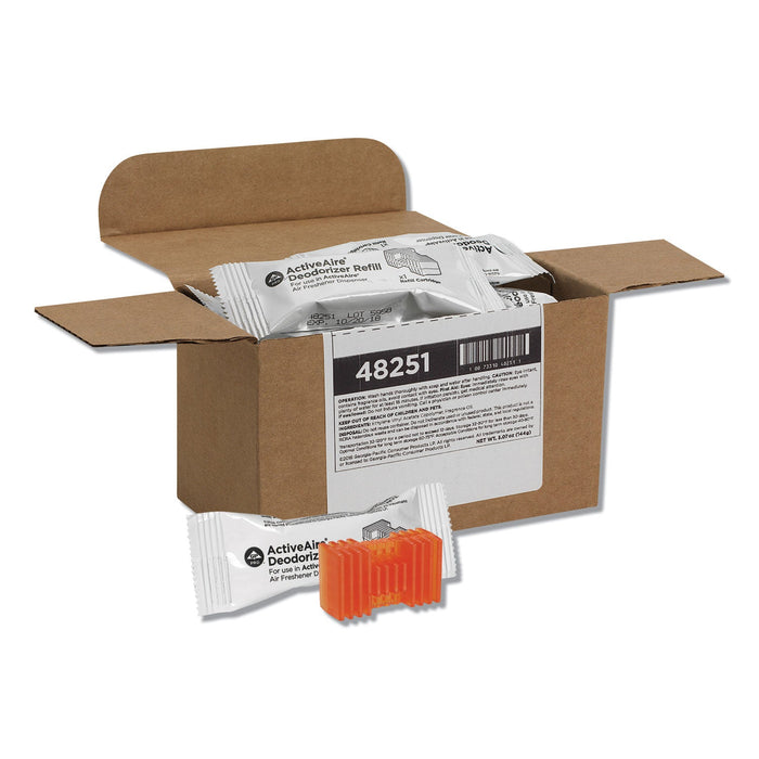 Georgia Pacific ActiveAire Automated Freshener Dispenser Refill, Sunscape Mango, Cartridge, 12/Carton