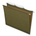 Pendaflex Ready-Tab Reinforced Hanging File Folders, Letter Size, 1/3-Cut Tabs, Standard Green, 25/Box