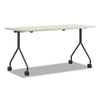 HON Between Nested Multipurpose Tables, Rectangular, 72w x 24d x 29h, Silver Mesh/Loft