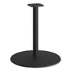 HON Between Round Disc Base for 30" Table Tops, 29" High, Black Mica