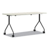 HON Between Nested Multipurpose Tables, Rectangular, 72 x 30, Silver Mesh/Loft