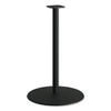 HON Between Round Disc Base for 42" Table Tops, 40.79" High, Black Mica