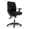 HON Network Mid-Back Task Chair, Supports Up to 250 lb, 18.3" to 22.8" Seat Height, Black