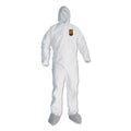 KleenGuard A45 Liquid/Particle Protection Surface Prep/Paint Coveralls, 2X-Large, White, 25/Carton