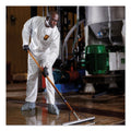 KleenGuard A45 Liquid/Particle Protection Surface Prep/Paint Coveralls, 3X-Large, White, 25/Carton