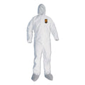 KleenGuard A45 Liquid/Particle Protection Surface Prep/Paint Coveralls, 3X-Large, White, 25/Carton