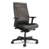 HON Ignition 2.0 Upholstered Mid-Back Task Chair With Lumbar, Supports 300 lb, 17" to 22" Seat, Black Vinyl Seat/Back, Black Base